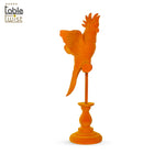 The Royal Cockatoo Single Orange Velvet Figurine.