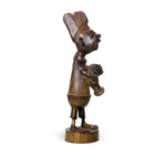 The Wood Figure Boy statue.