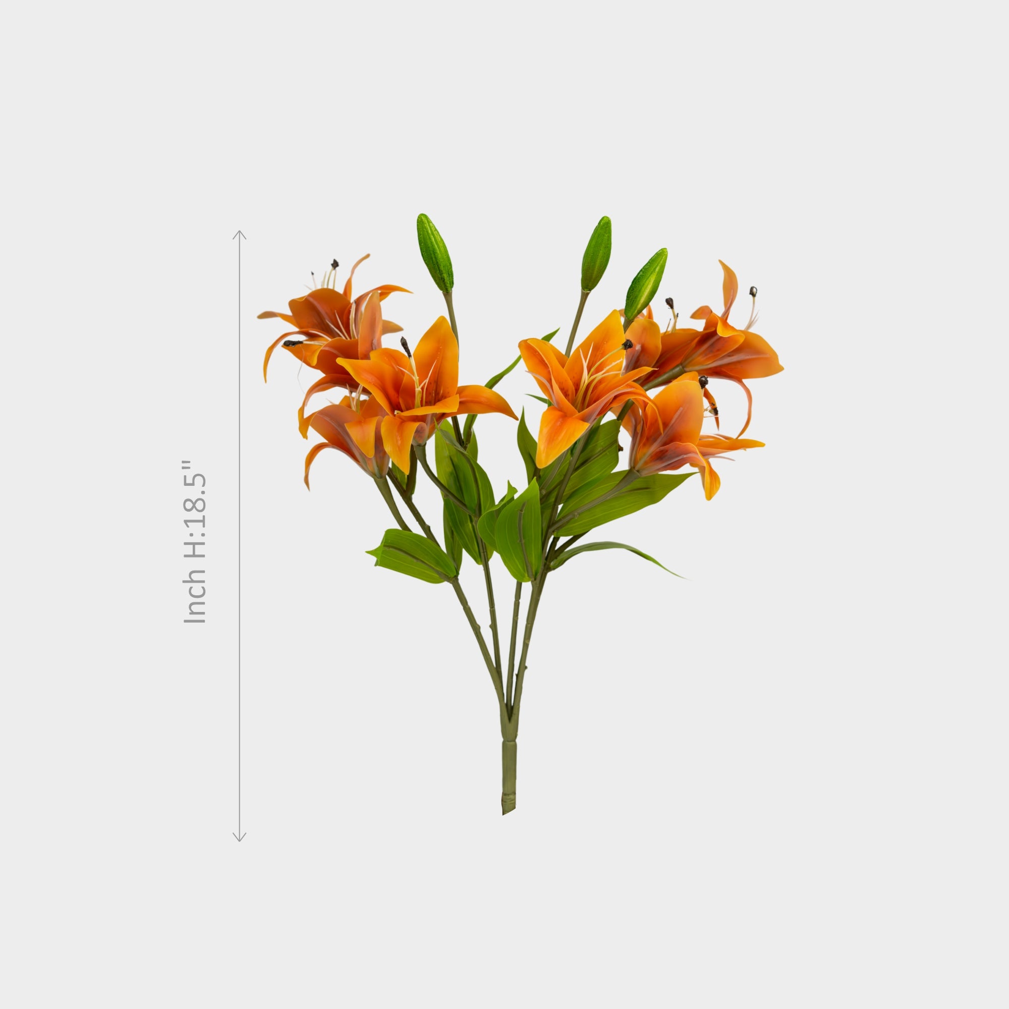 Vibrant Orange Lily Artificial Flower.