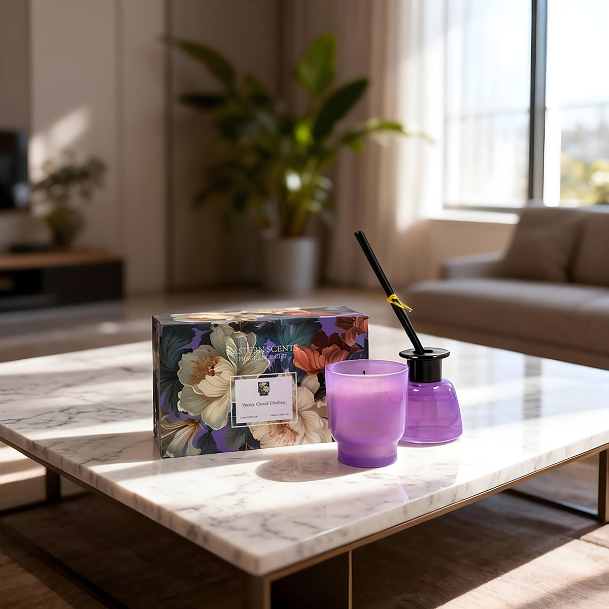 Luxury Aroma Diffuser and Candle Set