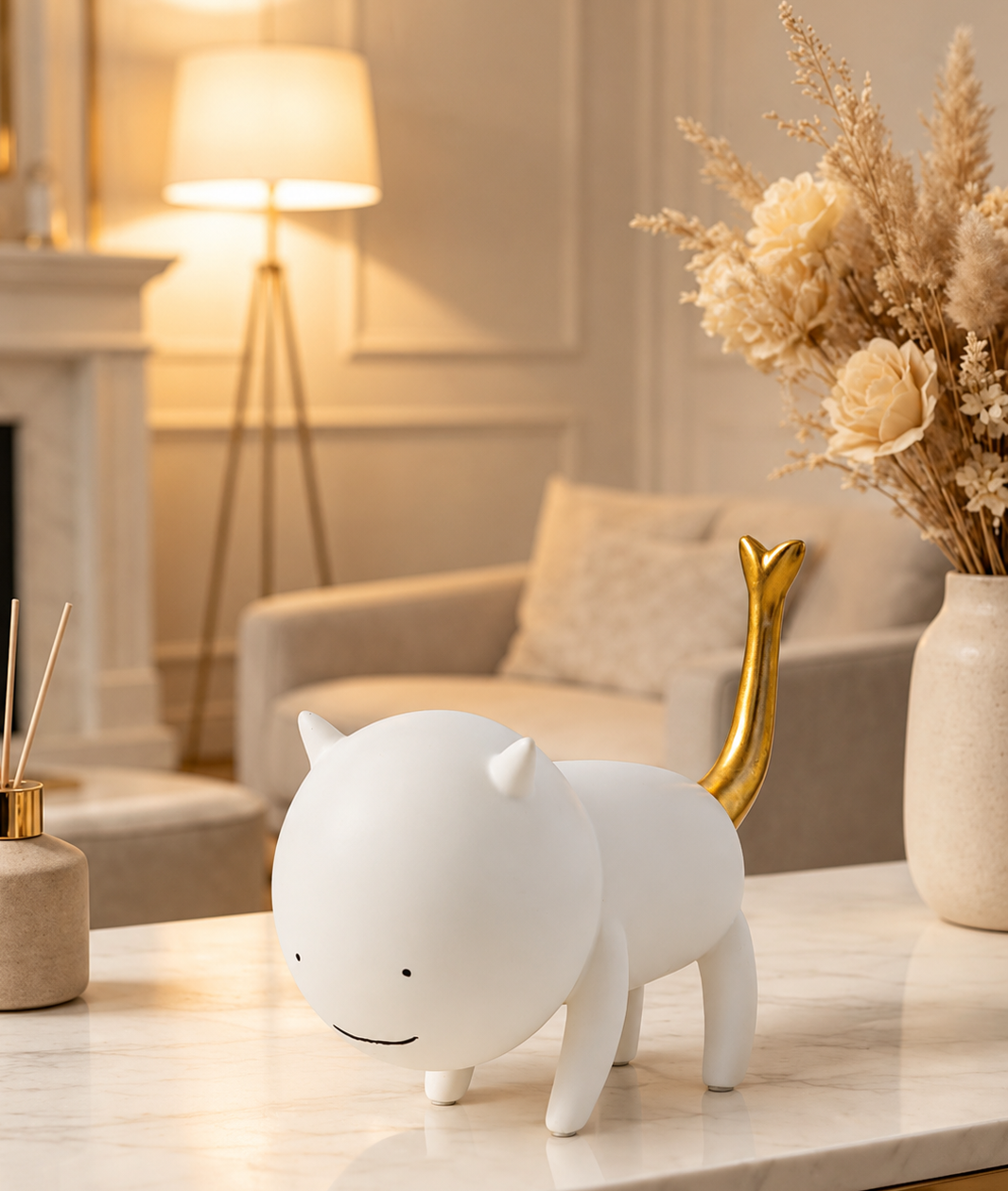 Whimsy Cat Figurine