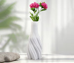 White 3D Azaz Ceramic Vase