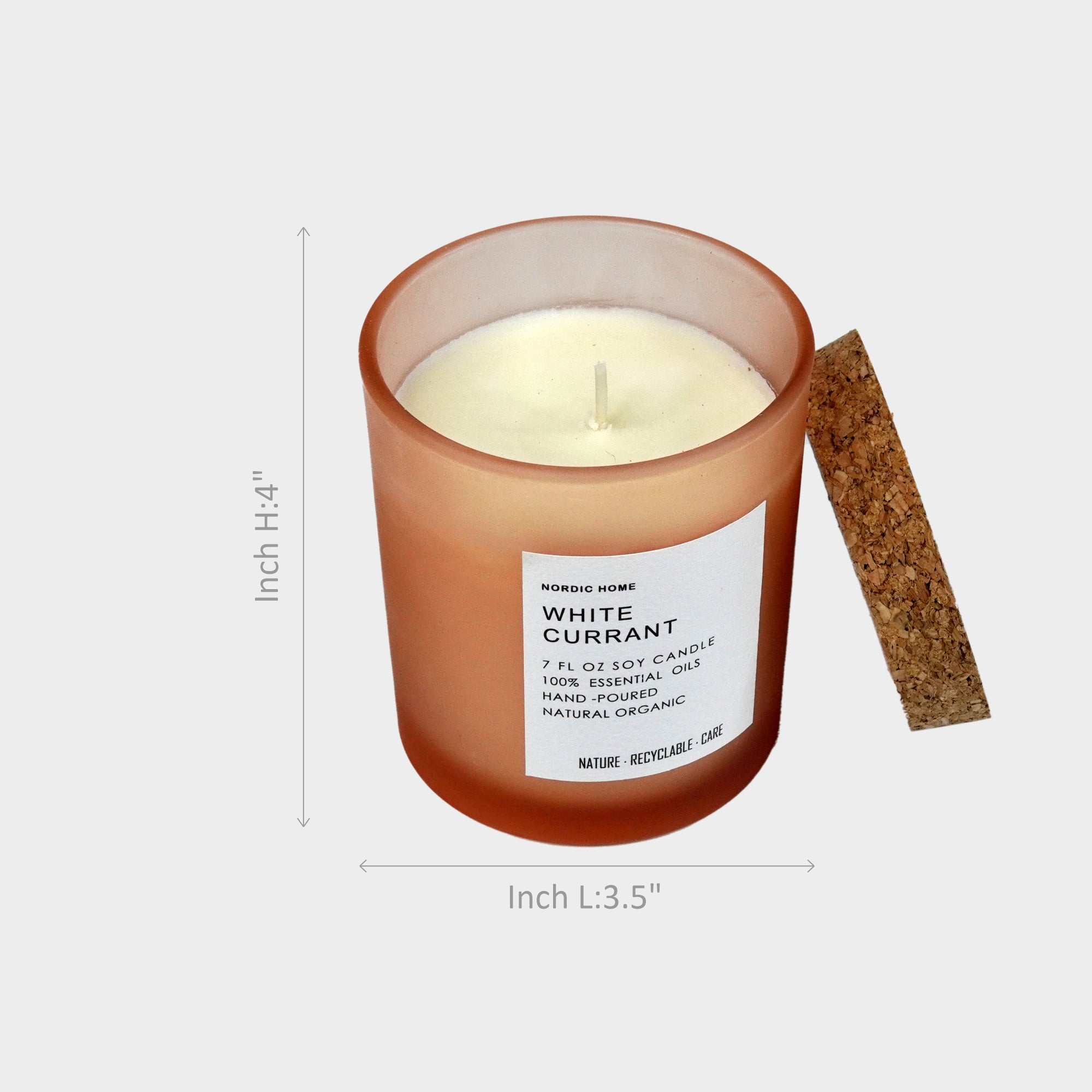 White Currant Soy  jar Candle