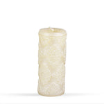 White Golden (Medium)  Pillar Candle