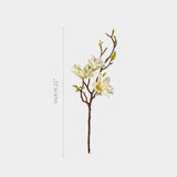 White Magnolia Blossom Artificial Flowers.