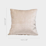 White Textured Cushion Cover.
