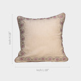 White and Pink Cushion Cover 
