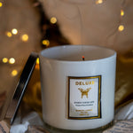 White aroma Scented Candle.