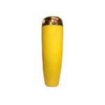 Yellow Bottle Mouth Decorative Floor Vase