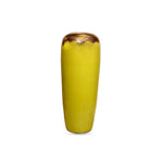 Yellow Bottle Mouth Floor Vase