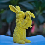  Yellow Rabbit Statue 