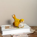 Yellow Vibrant Ceramic Bird Figurine