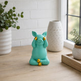 Zen Piglet Resin Figurine