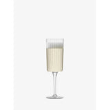 LSA International | Gio Line - Champagne Flutes | 210 ml | Crystal | Clear | Set of 4