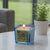 Aarom Block Jar Candle Blue