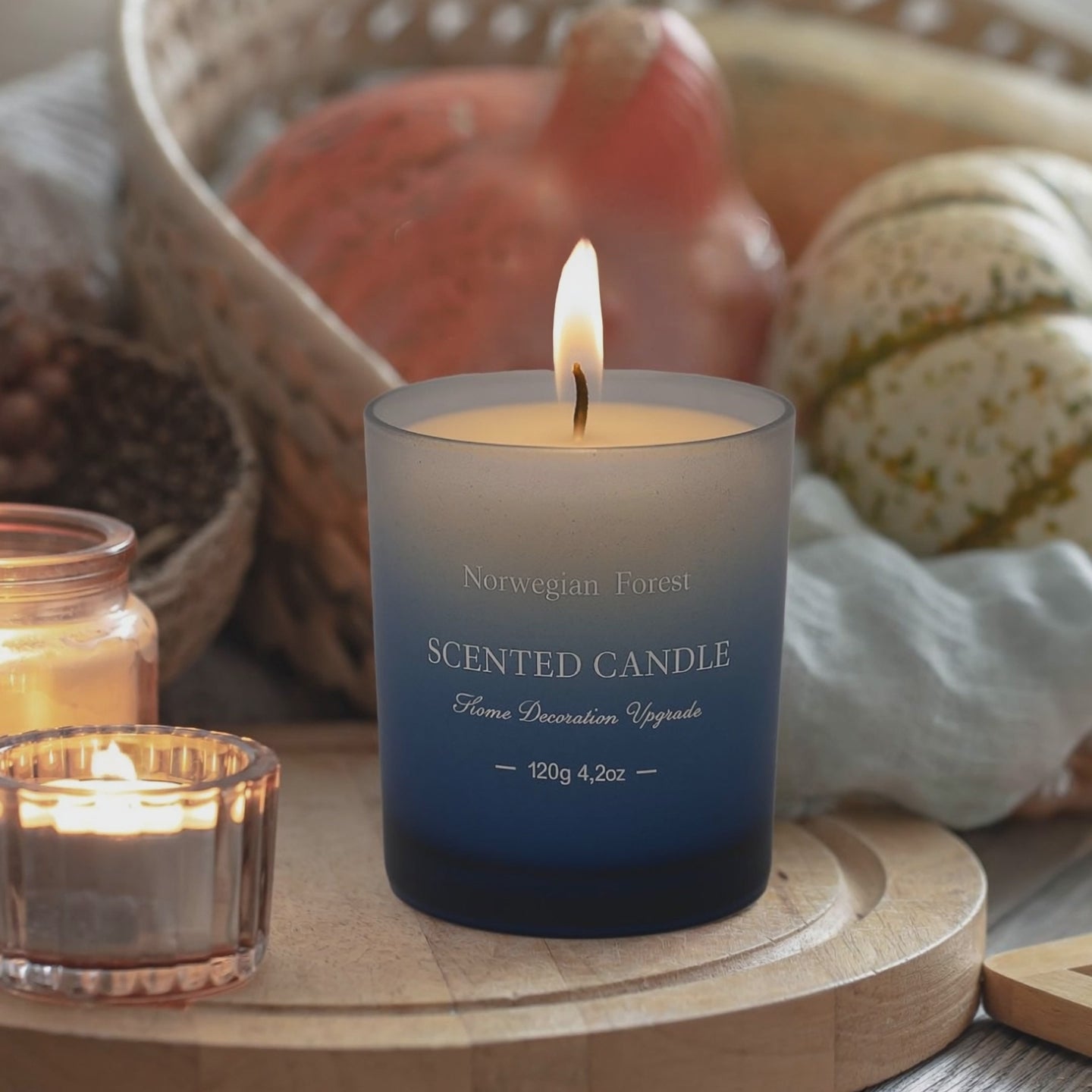 LED Glow Soy Scented Candle