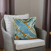 Belt & Chain Design Cushion Cover